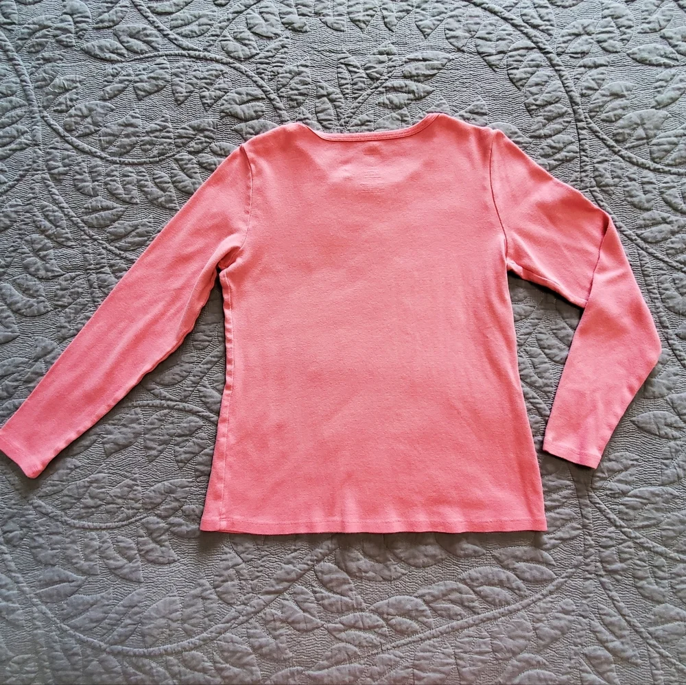 St. John’s Bay 3 Pack 100% Cotton Long Sleeve Essential Tee Basic Shirts - Picture 4 of 8